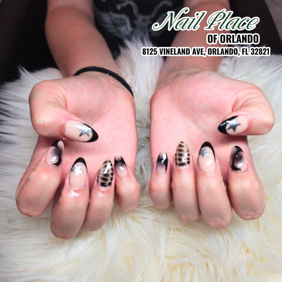 Nail design by Nail Place of Orlando